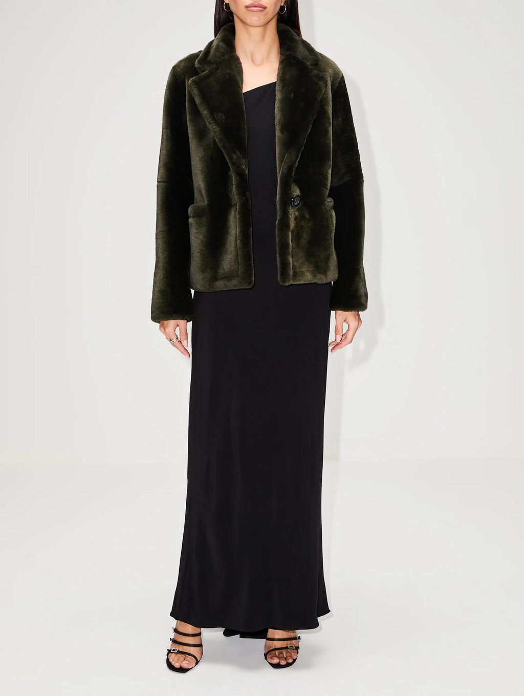 Susan Bender New York - Fur Out Shearling Jacket - Sz 0
