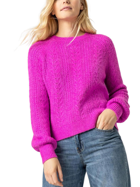 Lilla P - Novelty Stitch Pullover Sweater - Sz S