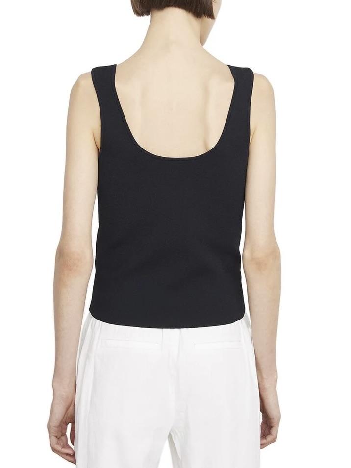 Vince - Cropped Knit Tank Top - Sz S