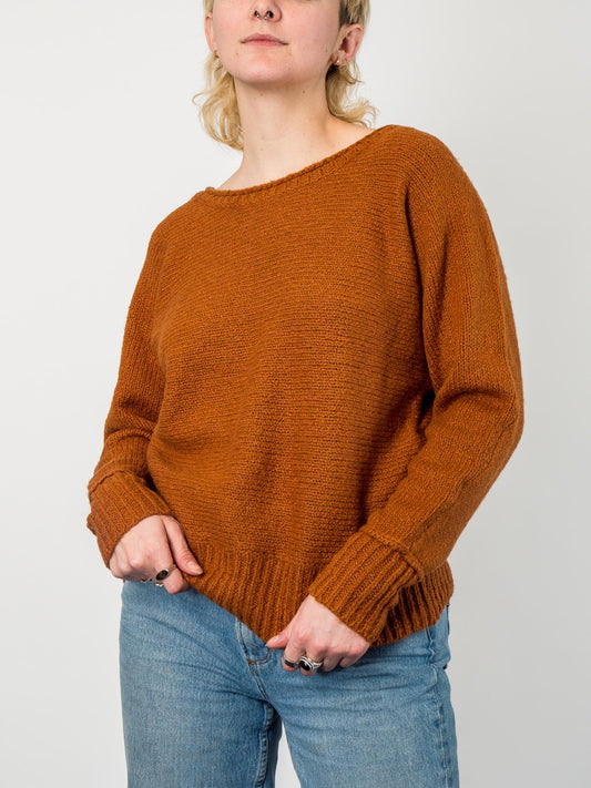 Michael Stars - Honey Boat Neck Pullover Sweater - Sz L