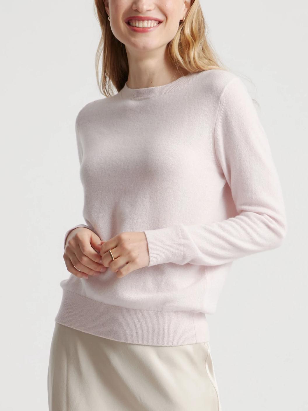 Quince - Mongolian Cashmere Crewneck Sweater - Sz L