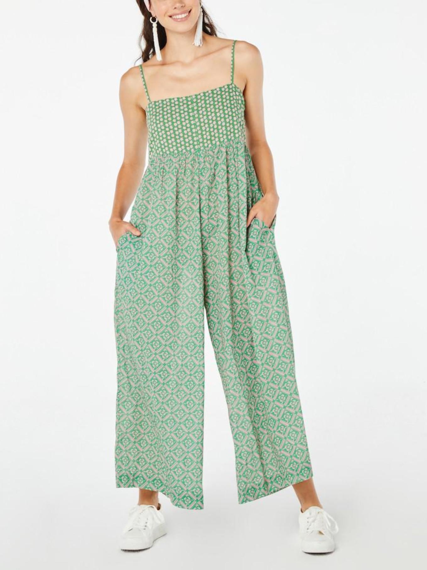 Roller Rabbit - Santos Devon Wide Leg Jumpsuit - Sz XL