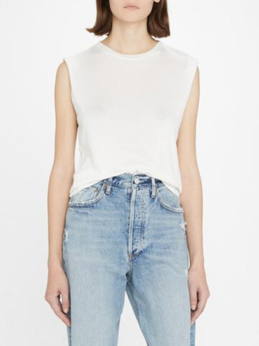 Rachel Zoe - Simone Gathered Shoulder Muscle Tee - Sz XL