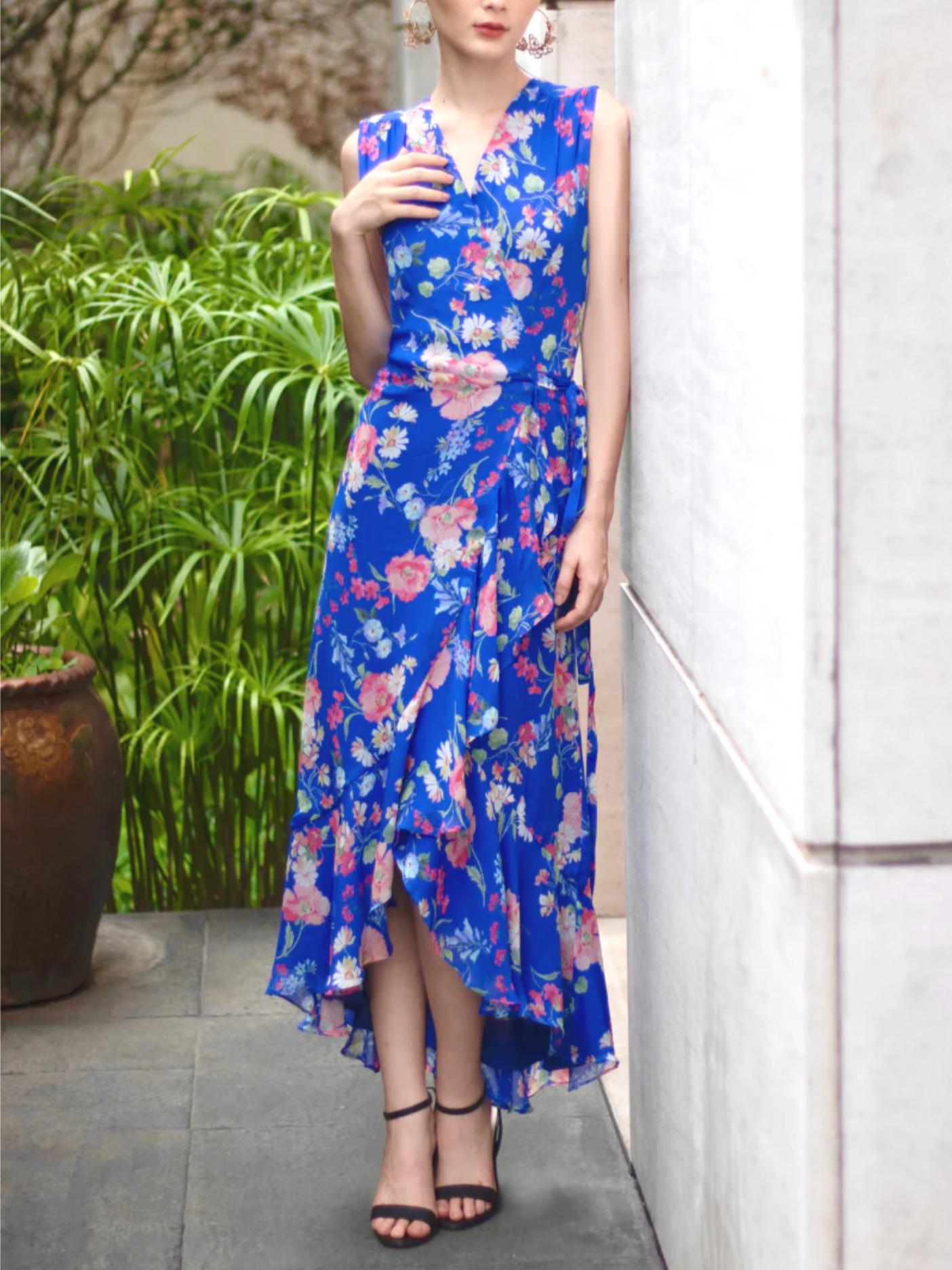 Yumi Kim - Santorini V-Neck Wrap Dress - Sz XL