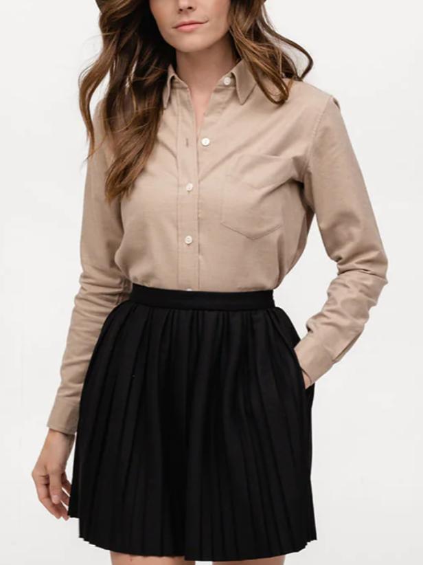 Sarah Alexandra - The Weekend Button-Down Wool Blend Flannel Shirt - Sz 6