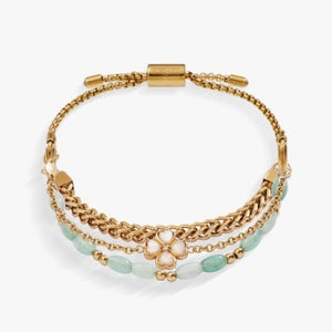 Alex and Ani Stranded Four Leaf Clover Bracelet Set