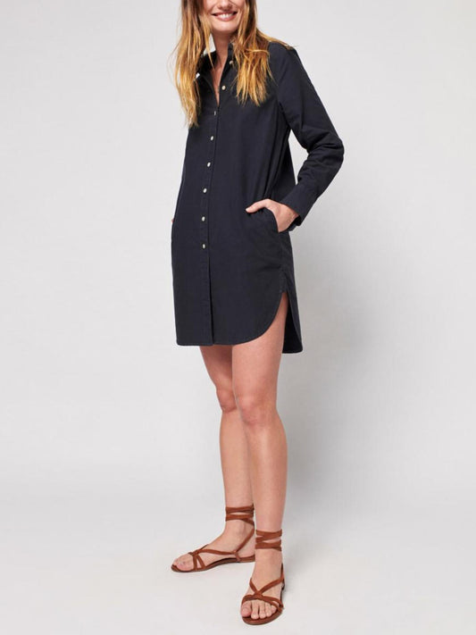 Faherty - Whitney Long Sleeve Shirtdress - Sz S