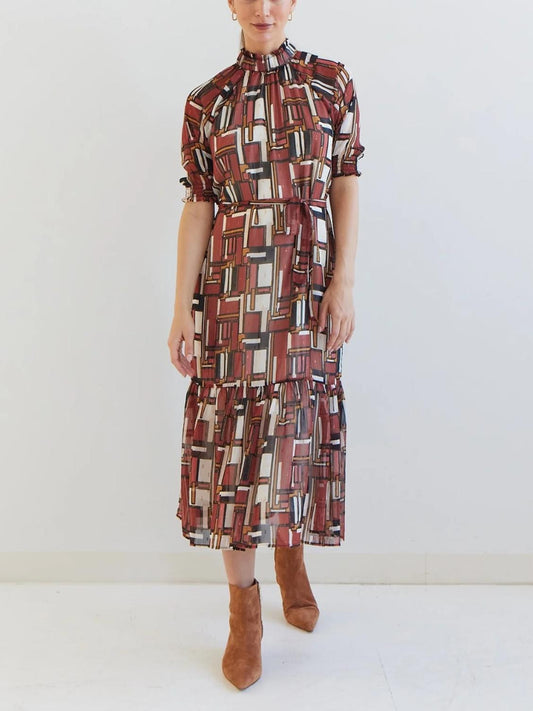 Brass - The Flair Midi Dress - Sz M