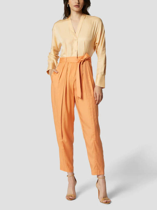 Equipment - Zephrina Colorblock Belted Jumpsuit - Sz 10