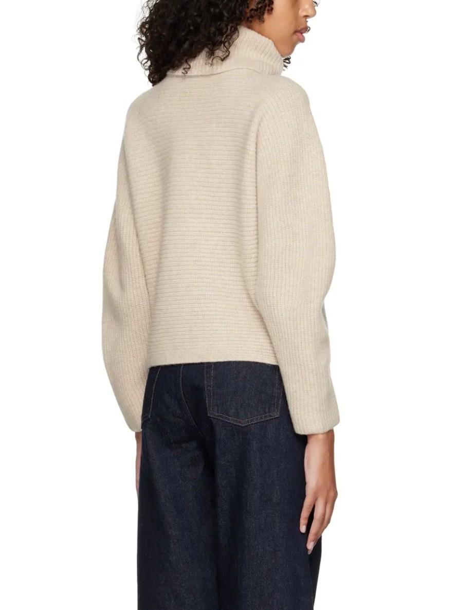 Vince - Cashmere Horizontal Rib Turtleneck - Sz L