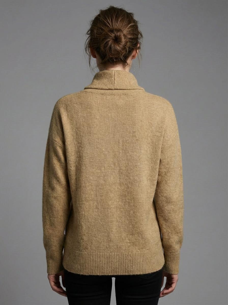 Vince - Cashmere Horizontal Rib Turtleneck - Sz L