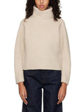 Vince - Cashmere Horizontal Rib Turtleneck - Sz L