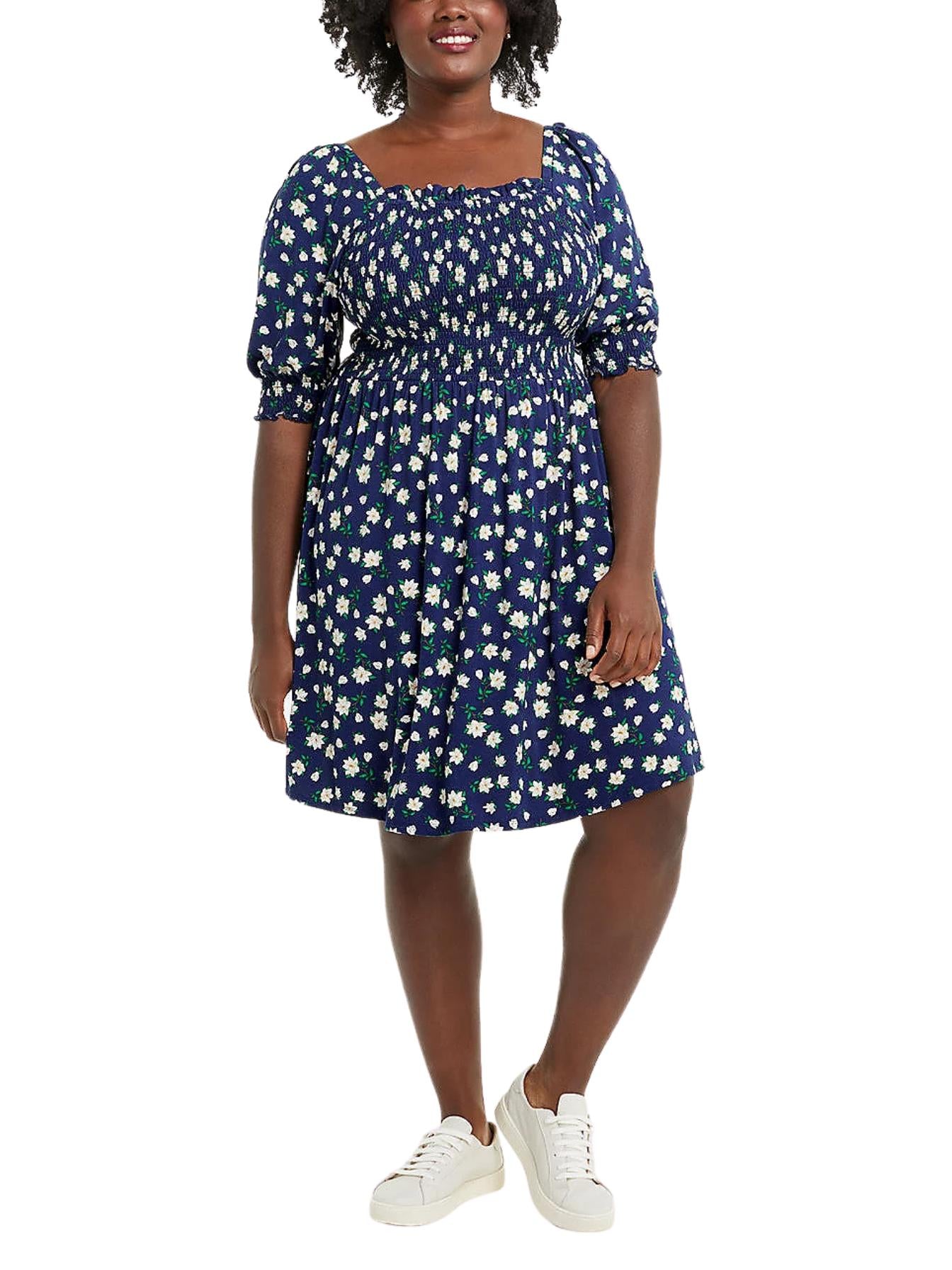 Draper James - Jo Dee Smocked Bodice Dress - Sz XL