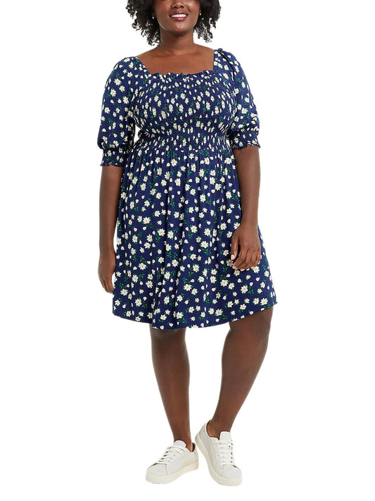 Draper James - Jo Dee Smocked Bodice Dress - Sz S