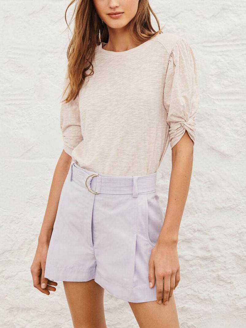 ba&sh - Crew Neck Cimba Tee - Sz S