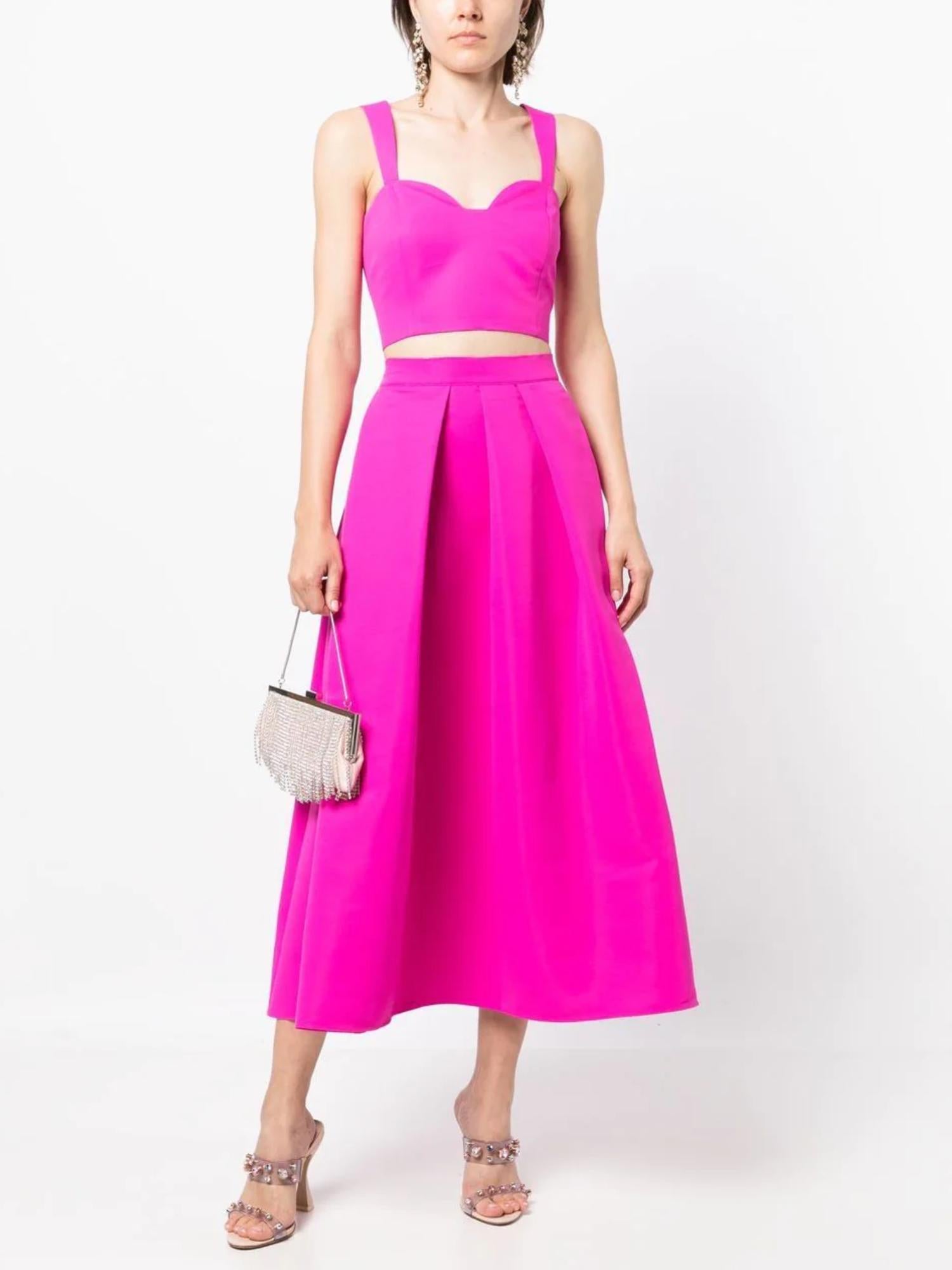Sachin & Babi - Leighton Pleated A-Line Midi Skirt - Sz 10