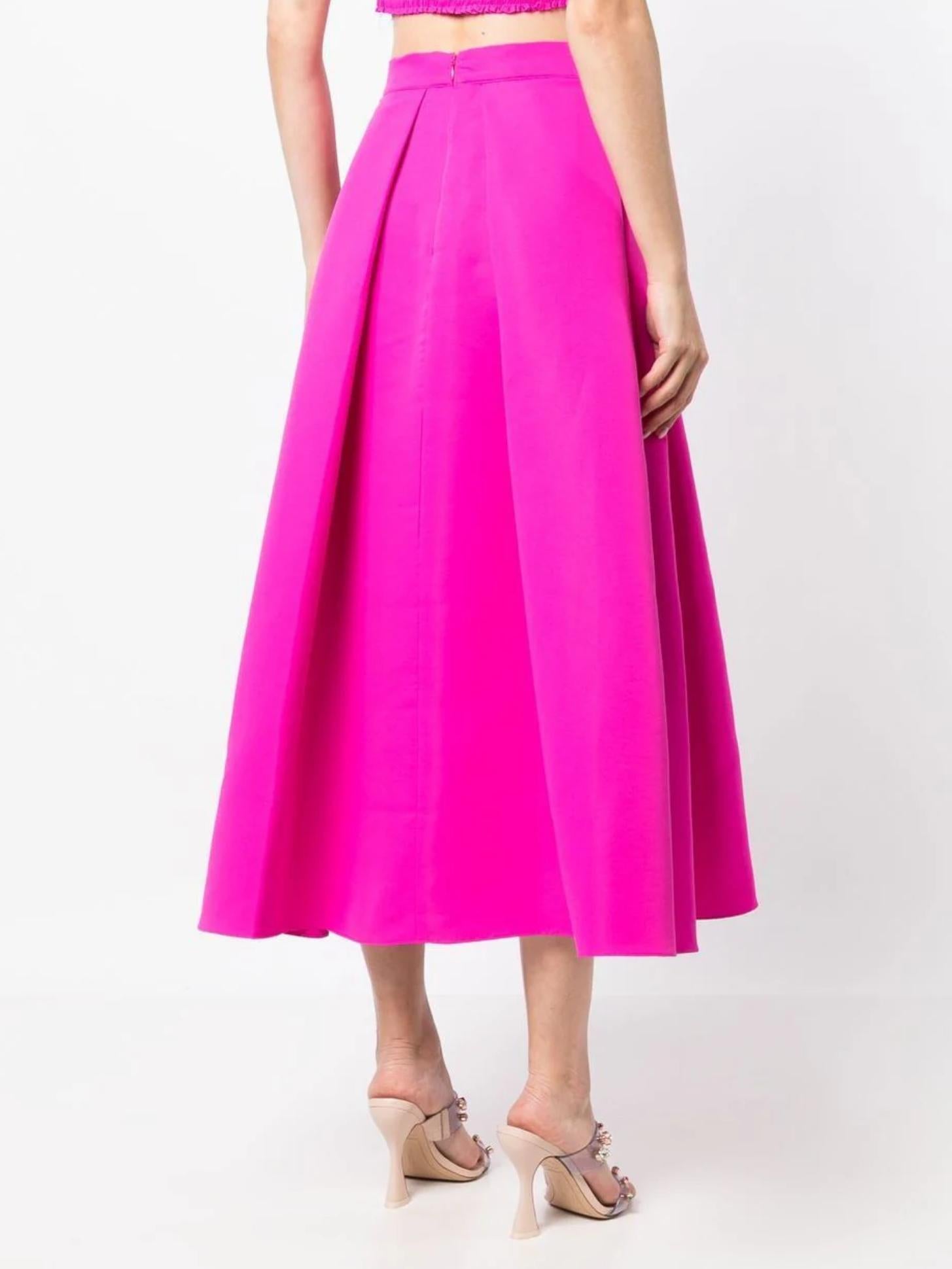 Sachin & Babi - Leighton Pleated A-Line Midi Skirt - Sz 10