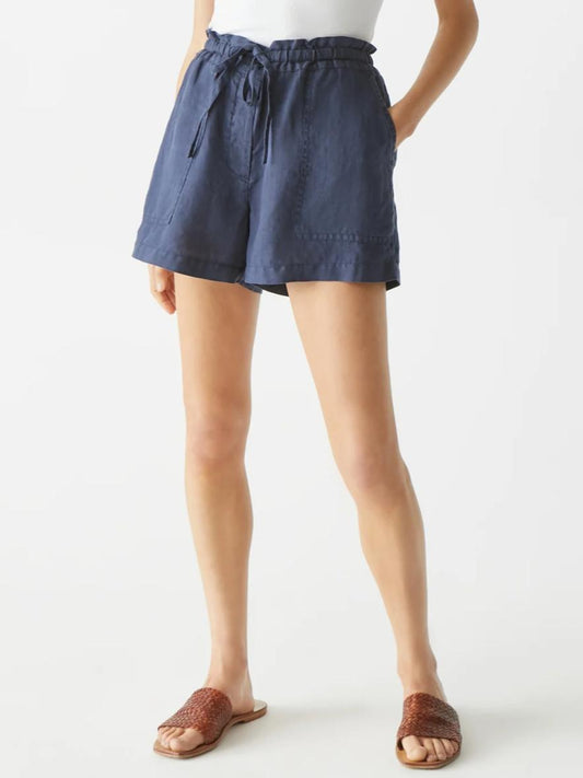 Michael Stars - Paulette Slant Pockets Linen Shorts - Sz M
