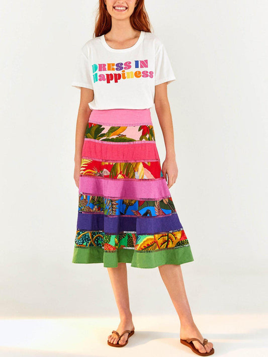 FARM Rio - Dress In Happiness T-Shirt - Sz XS