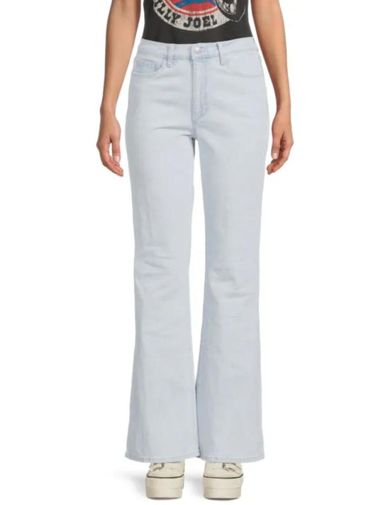 Joe's Jeans - High Rise Flare Cotton Denim Jeans - Sz 32