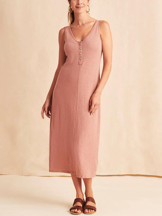 Faherty - Cliffside Cotton Blend Maxi Dress - Sz S