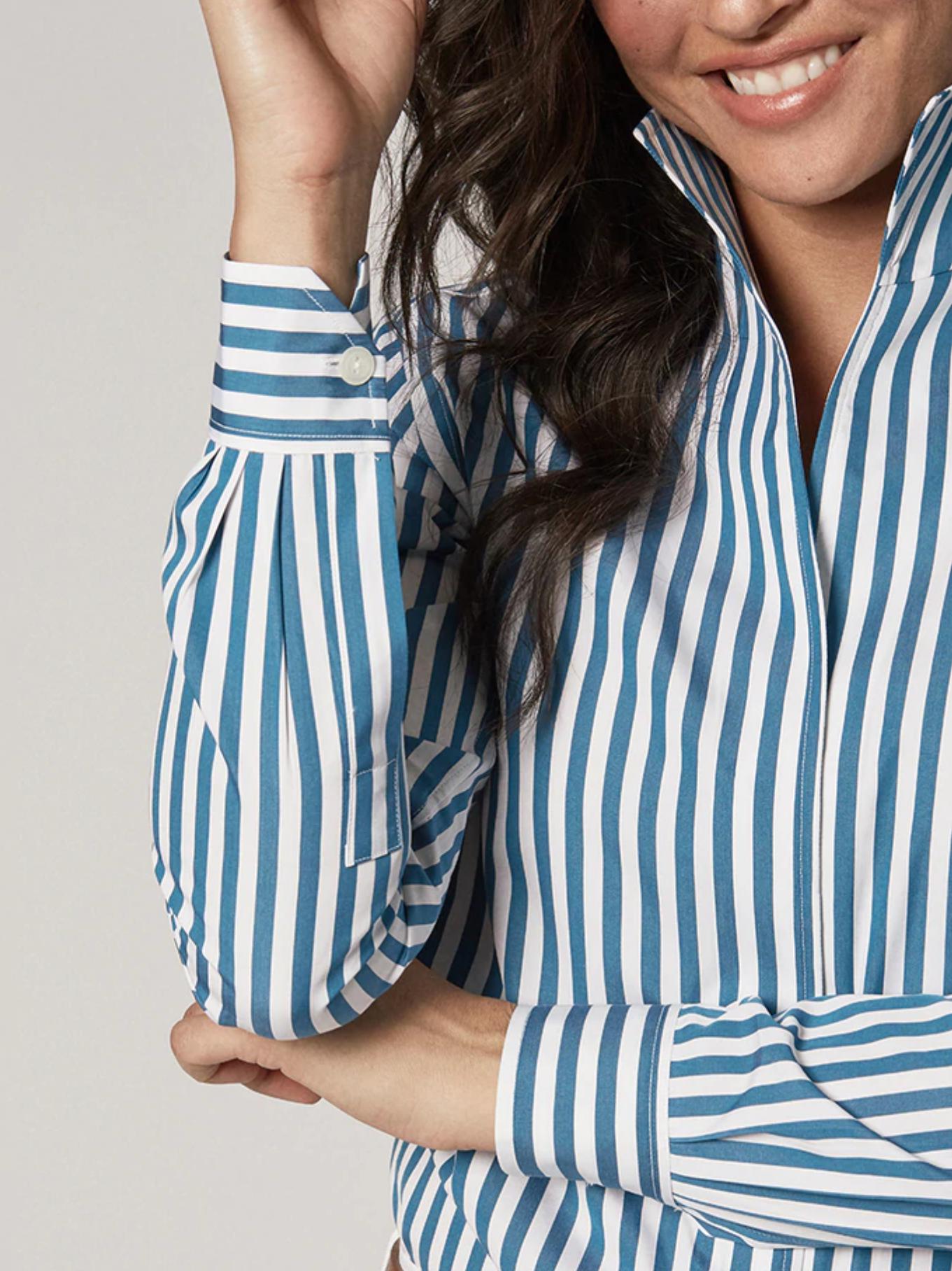 Sarah Alexandra - Shapeable Collar Button Up Signature Shirt - Sz 4