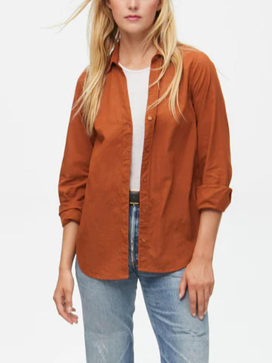 Michael Stars - Joanna Lightweight Button Down Shirt - Sz L