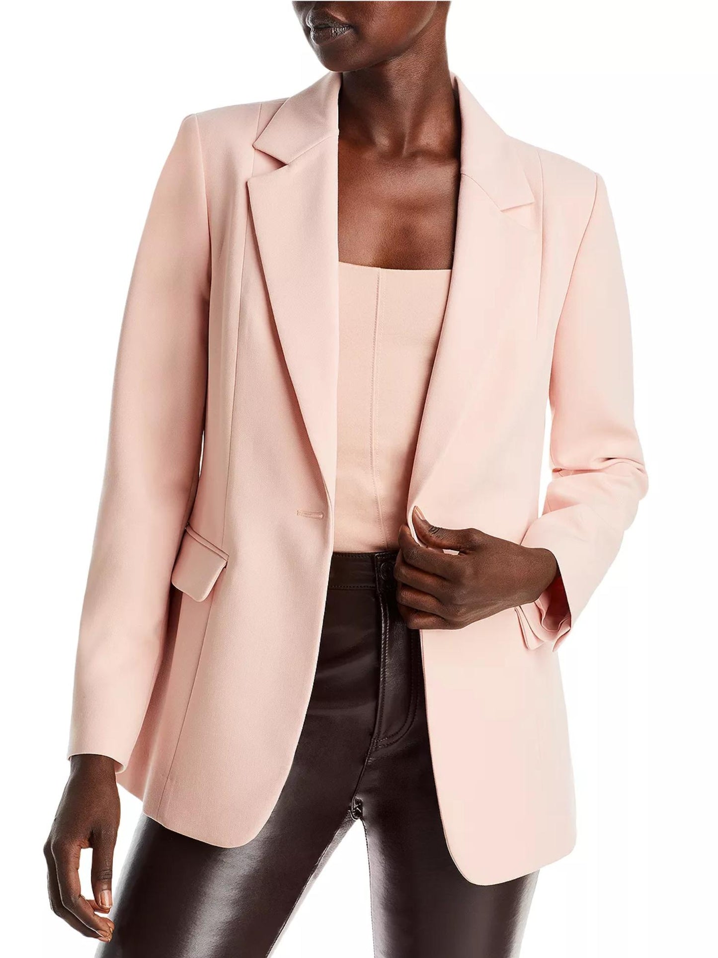 T Tahari - Notch Collar One Button Blazer - Sz 14