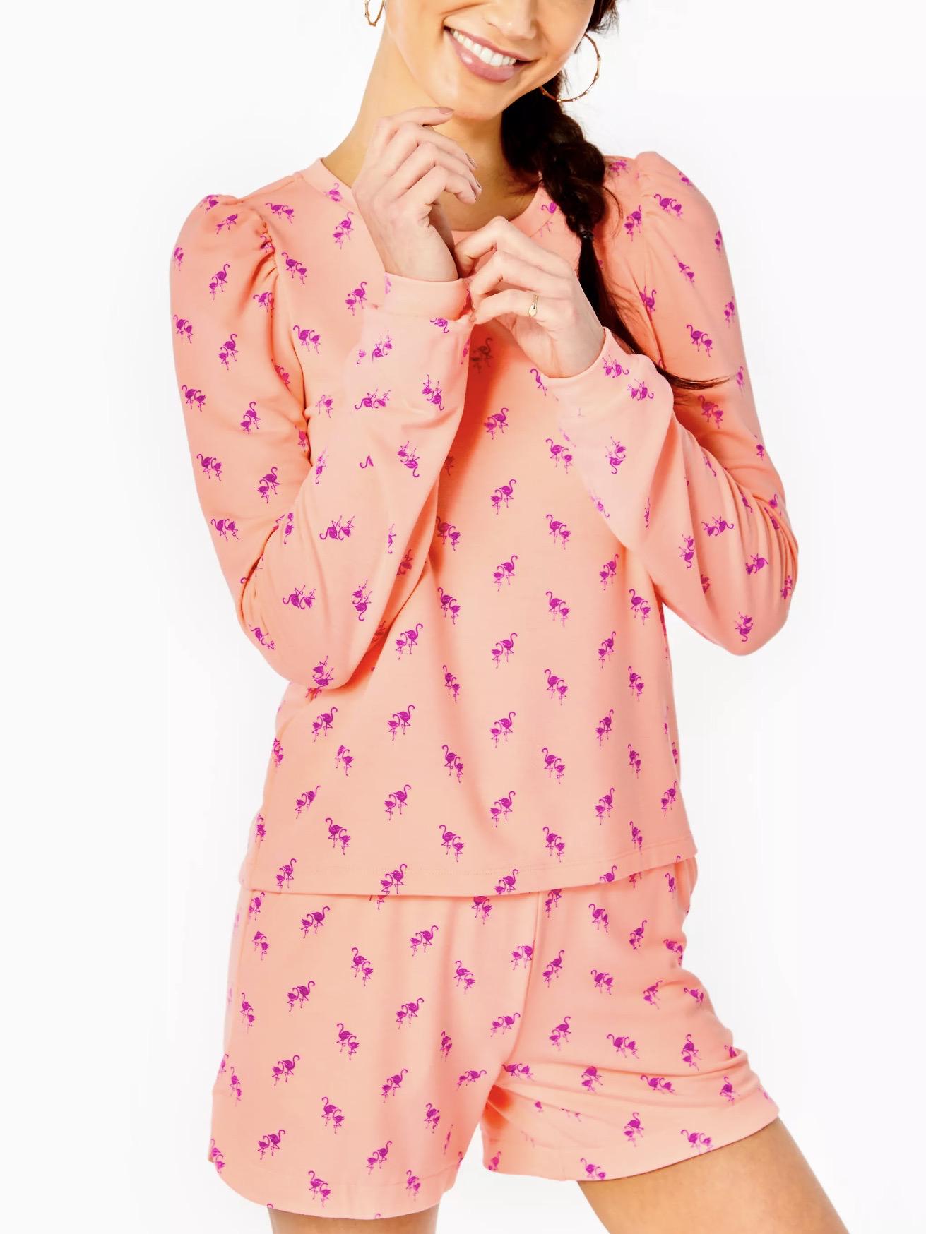 Lilly Pulitzer - Puff Sleeve Jansen Sweatshirt - Sz L