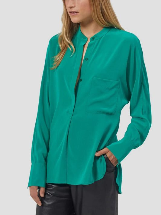 Equipment Silk Button-Up Shirt - Sz L