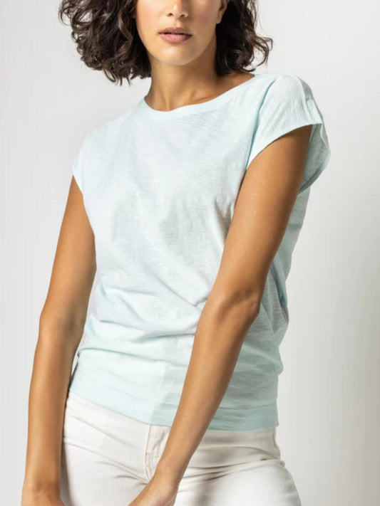 Lilla P - Short Sleeve Wedge Tee - Sz L