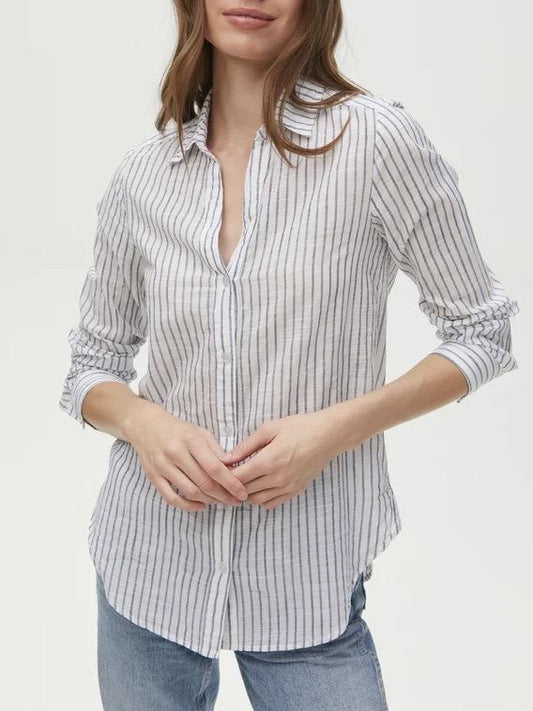 Michael Stars - Joanna Lightweight Button Down Shirt - Sz S