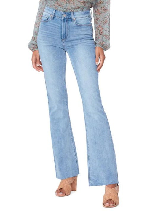 Paige - High Rise Laurel Canyon with Raw Hem - Sz 31