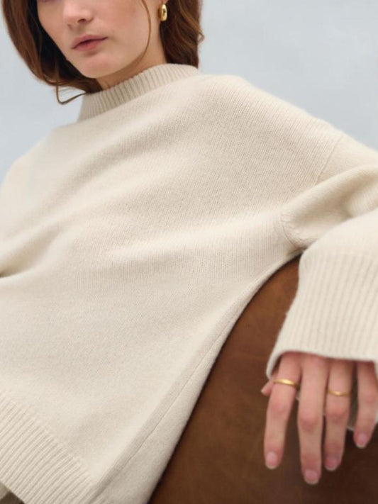 White + Warren - Cashmere Blend Cozy Crewneck - Sz S