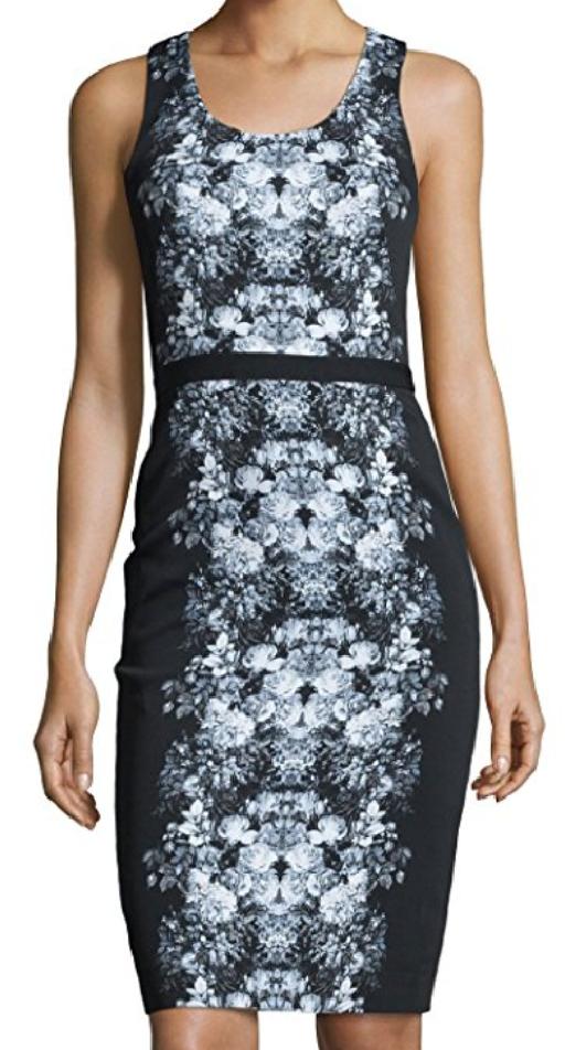 Nicole Miller NY - Floral Dress with Zipper Back Detail - Sz 12