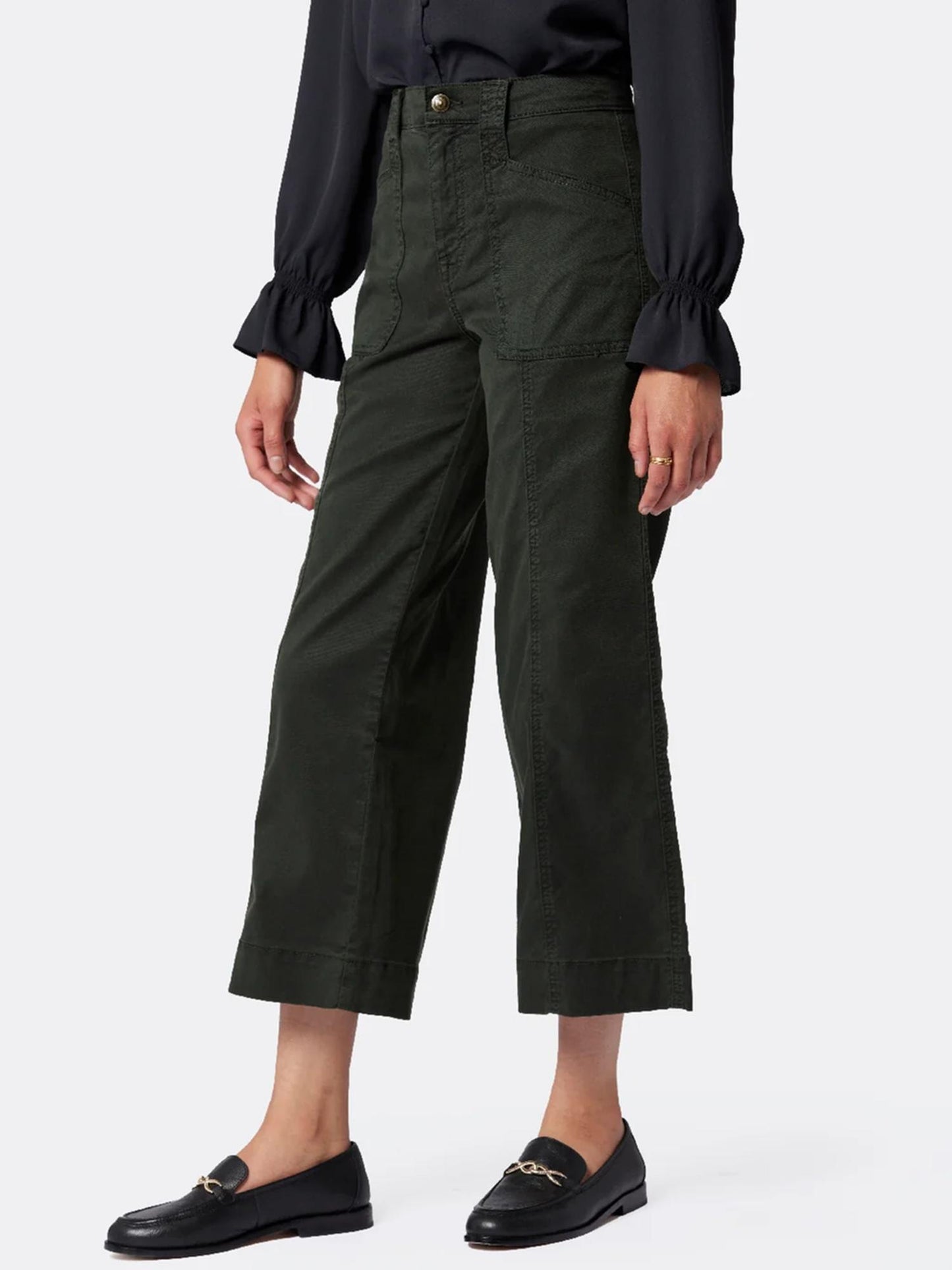 Joie - Violette Straight Leg Twill Utility Jean - Sz 26