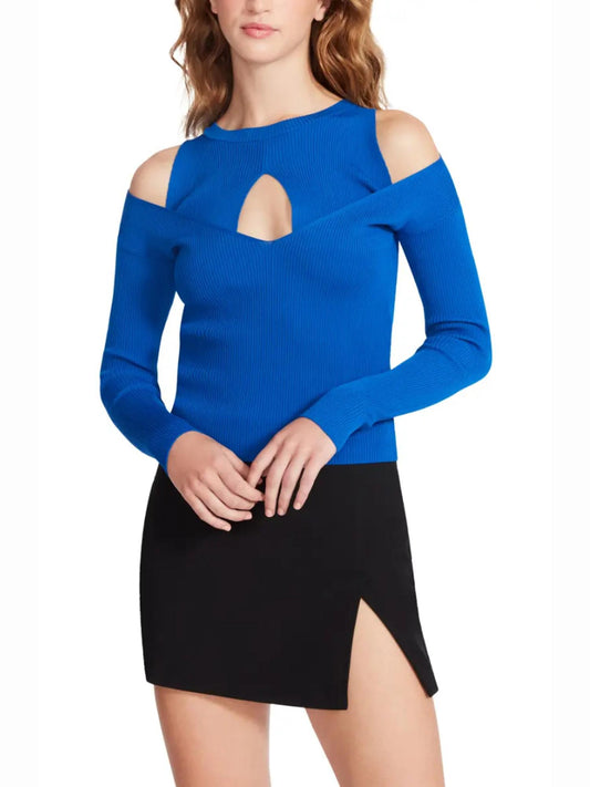 Steve Madden - Skylar Cold Shoulder Cutout Top - Sz L