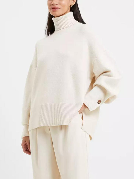 French Connection - Kezia  Turtleneck Wool Blend Jumper - Sz L