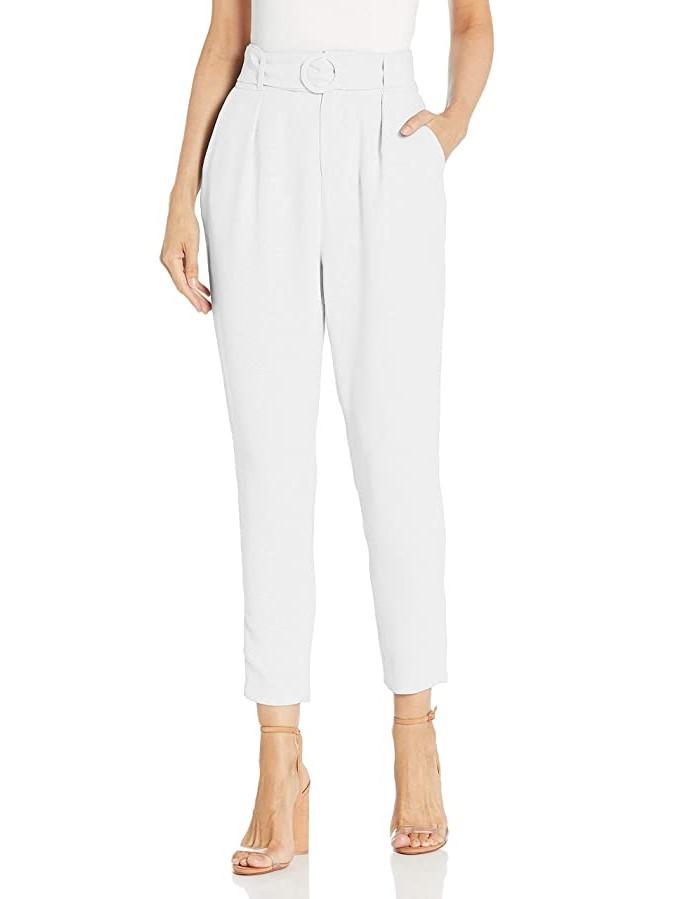 BB Dakota - Belted Slim Leg Pants - Sz 2