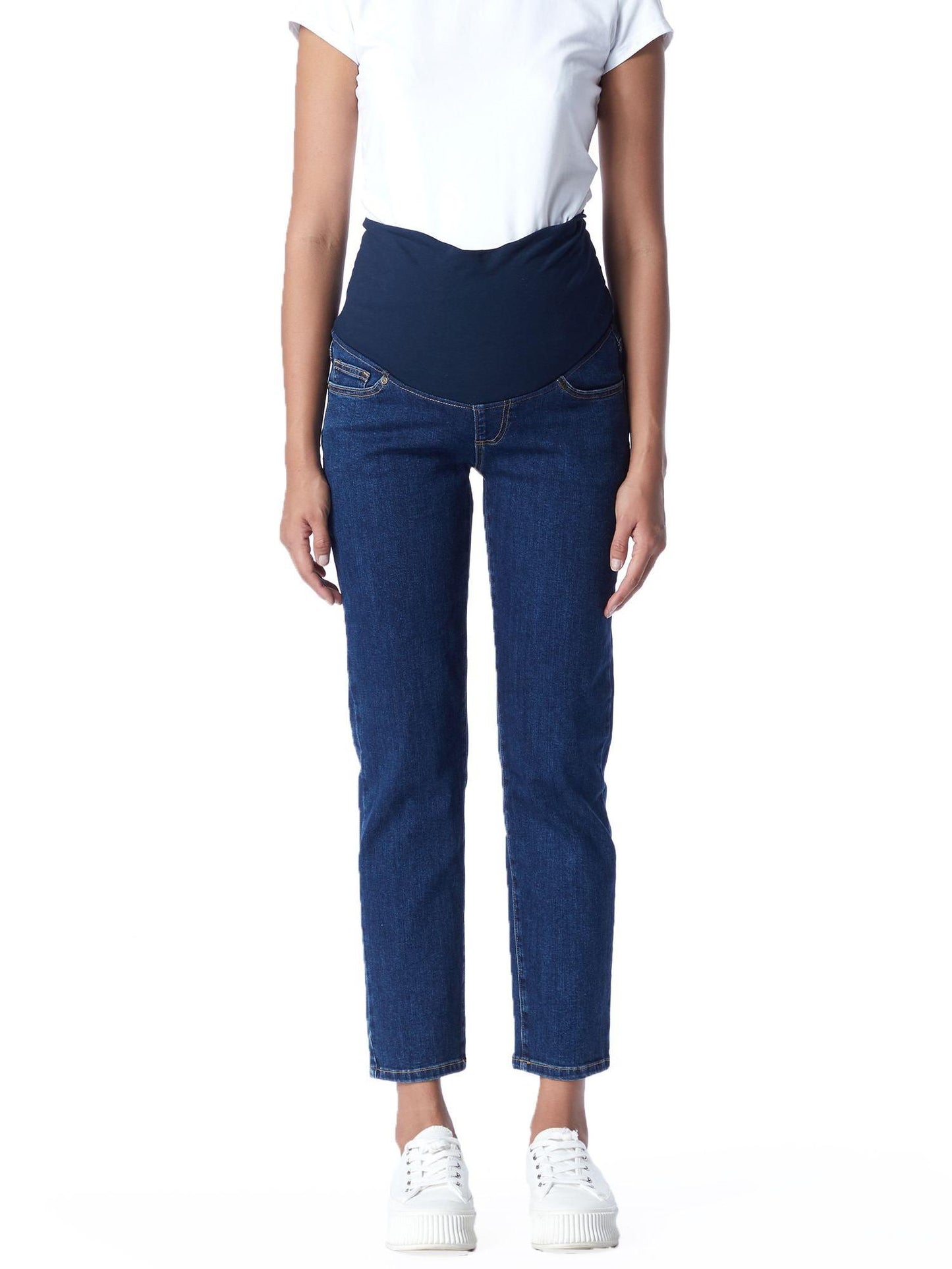 Soon Maternity - Overbelly Slim Straight Jeans - Sz 30M