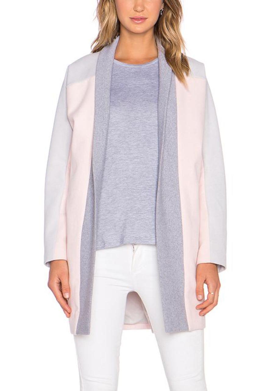 The Fifth Label - Long Sleeve Colorblock Relaxed Coat - Sz M