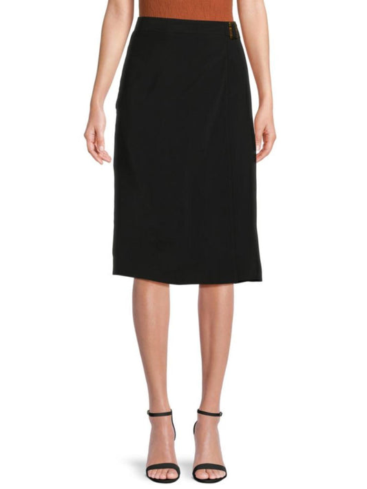 Max Studio - Faux Wrap Midi Skirt - Sz M