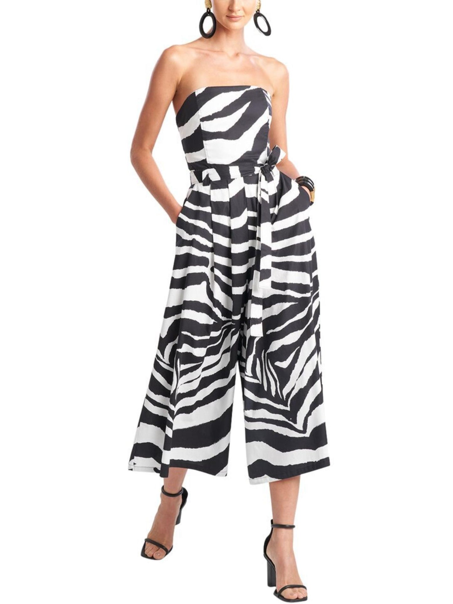 Natori - Poplin Belted Jumpsuit - Sz XS