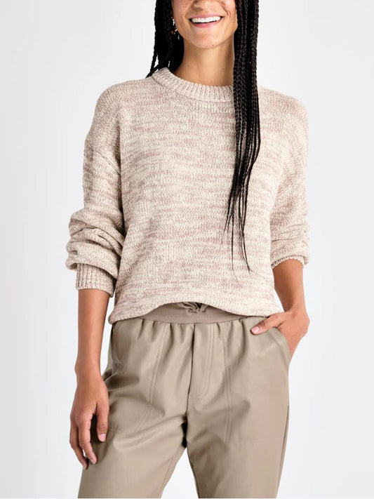 Splendid - Reign Crew Neck Long Sleeve Sweater - Sz L