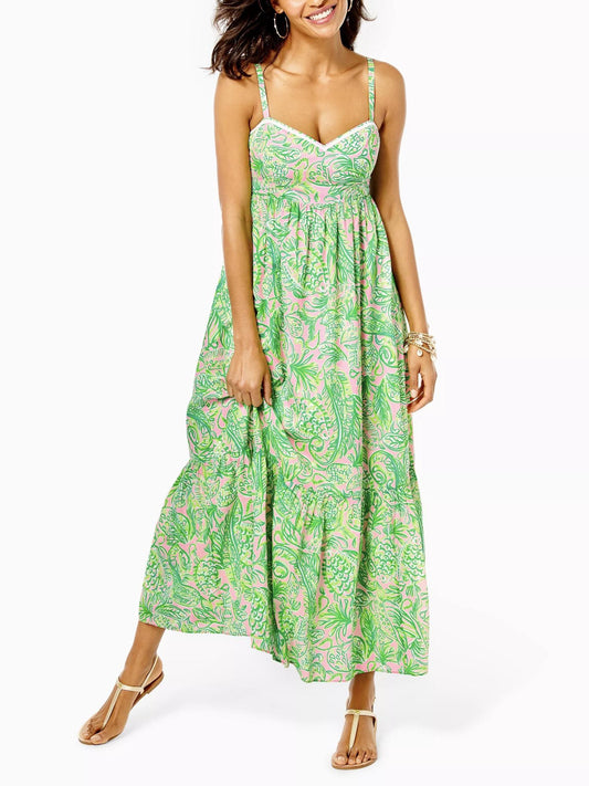 Lilly Pulitzer - Hiedi Spaghetti Strap Maxi Dress - Sz 6