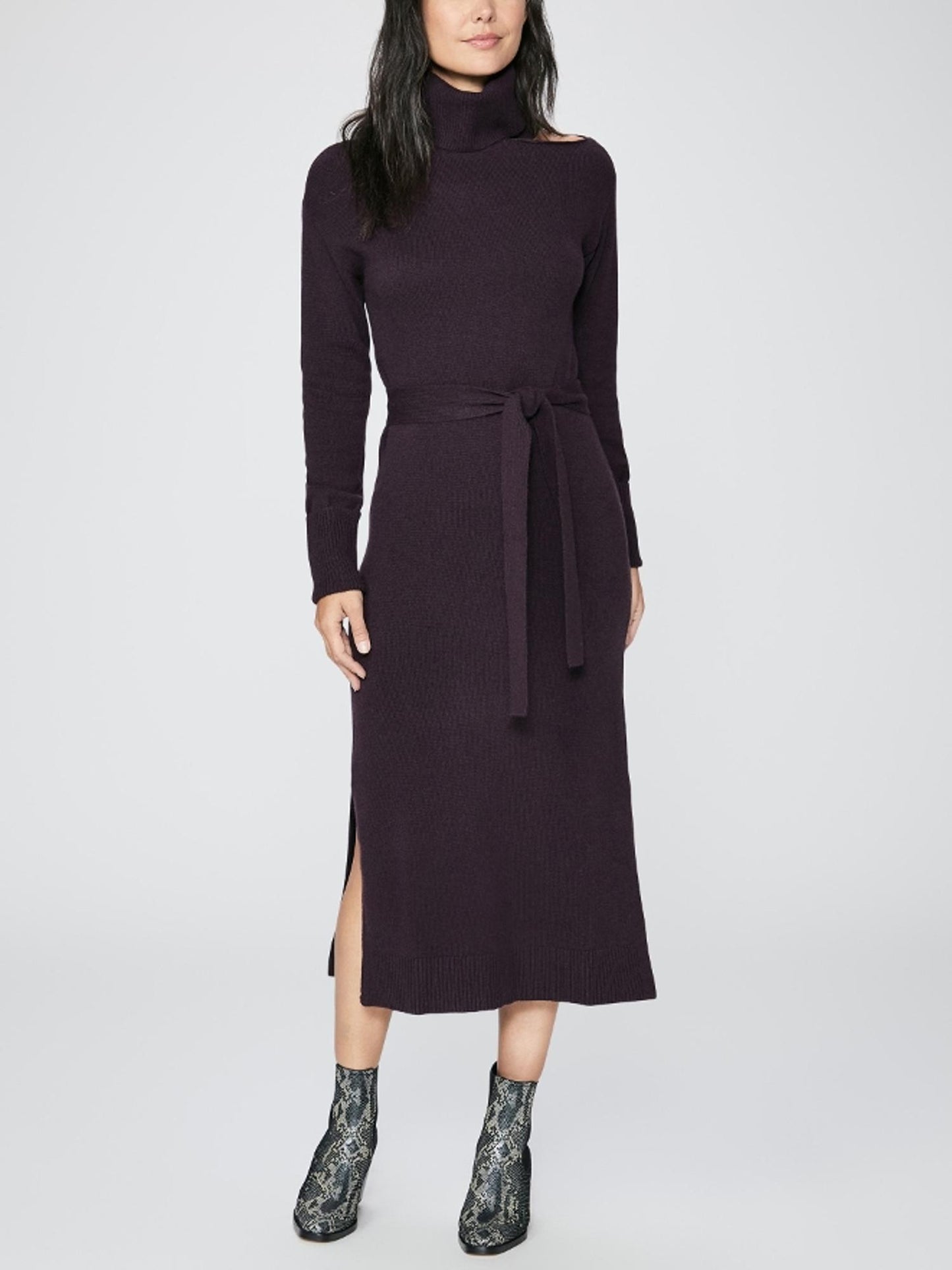 Paige - Raundi Turtle Neck Wool Blend Sweaterdress - Sz XL