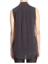 Load image into Gallery viewer, Equipment Signature Sleeveless Silk Shirt - Sz M
