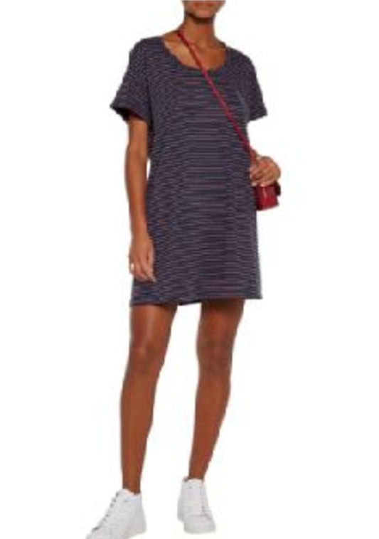 Current Elliott - Short Sleeve Striped T-Shirt Dress - Sz XS