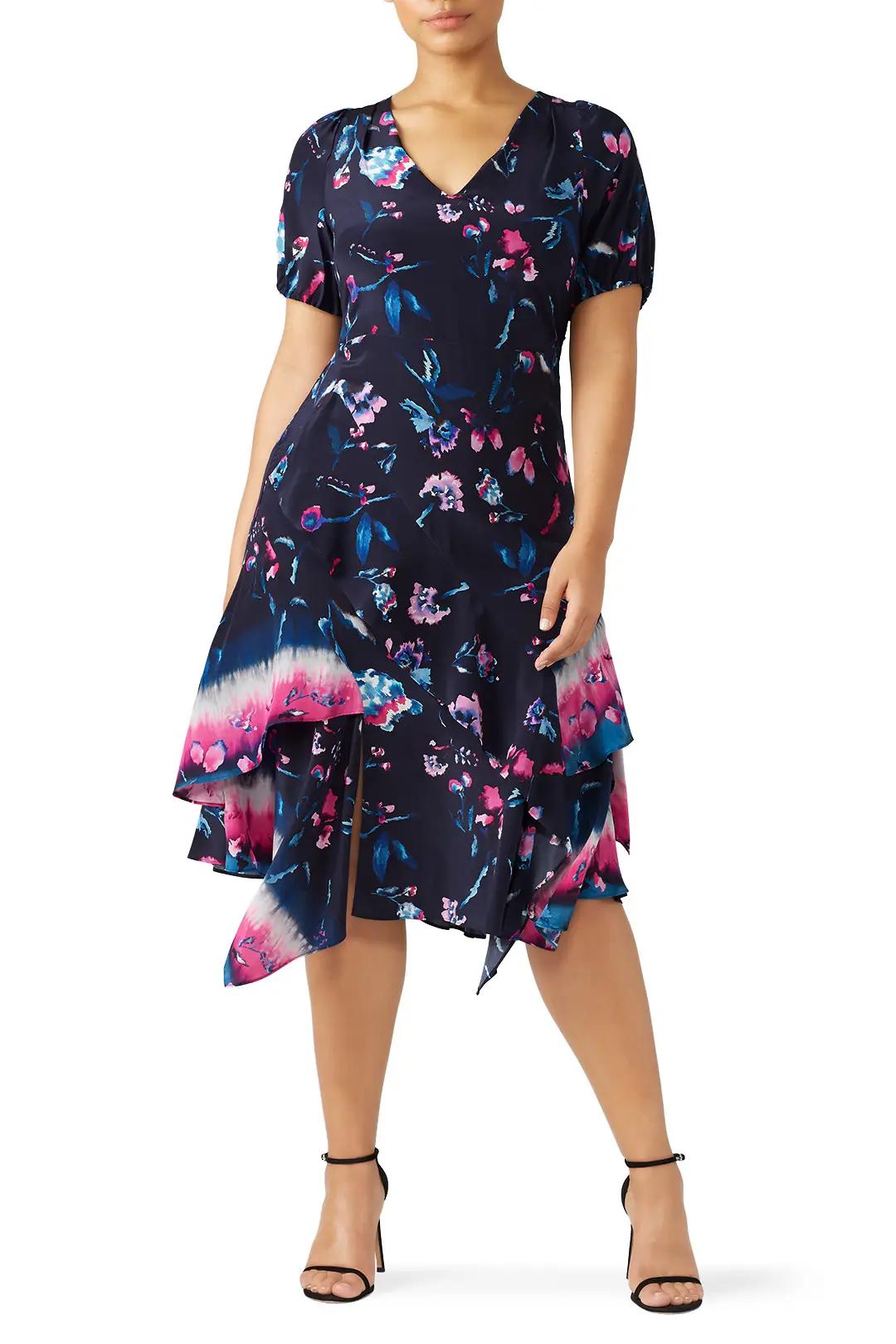 Tanya Taylor - Estrella Floral Ruffle Dress - Sz 2